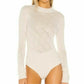 Body Whats the Pointelle Feminino Free People Branco Tamanho Médio