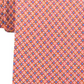 Gravata de seda masculina Michael Kors, tamanho laranja, tamanho regular