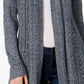 Karen Scott Turbo Duster Cardigan Feminino Azul Tamanho XX-G