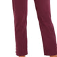 Calça feminina reta NY Collection, roxa, tamanho pequeno grande