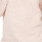 Suéter feminino estilo &amp; co com gola alta em sherpa sintético, cor mocha, rosa, tamanho pequeno grande