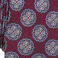 Gravata Tasso Elba Classic Medallion Masculina Vermelha Tamanho Sem Tamanho