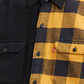 Camisa Levi's Masculina Jackson Xadrez com Botões e Gola Preta Tamanho Grande