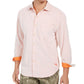 Camisa social masculina Tommy Bahama Classic Fit com gola rosa tamanho XXX-G