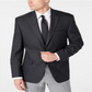 Ralph Lauren Masculino Mini Grid Print Standard Fit Blazer Cinza Tamanho 38