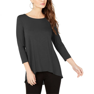 Top Alfani Feminino com Costas Trançadas Cinza Tamanho XL