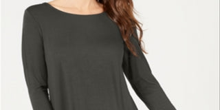 Top Alfani Feminino com Costas Trançadas Cinza Tamanho XL