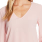 Top CeCe Feminino Manga Amarrada Vermelho Tamanho Grande