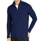 Pulôver Alfani Masculino Leve com Zíper e Canelado, Azul, Tamanho X-G