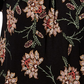 Blusa estampada com babados e acabamento em babados feminina Style &amp; Co, preta, tamanho 0X