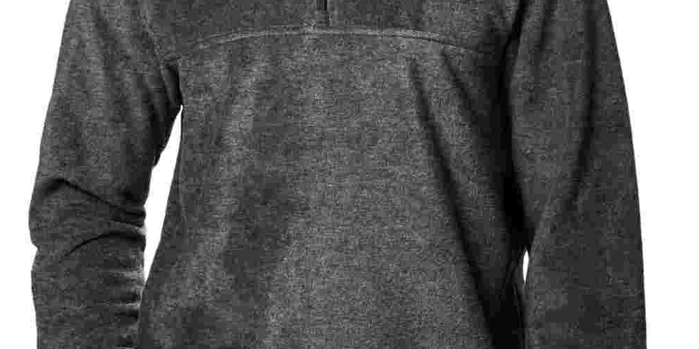 Jaqueta Columbia Steens Mountain Quarter Fleece com zíper, cinza, tamanho extragrande, masculina