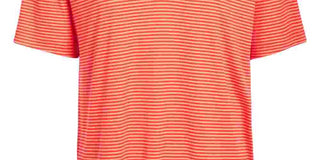 Attack Life by Greg Norman Polo Masculino Regular Fit Performance Stretch Feeder Stripe Laranja Tamanho Grande