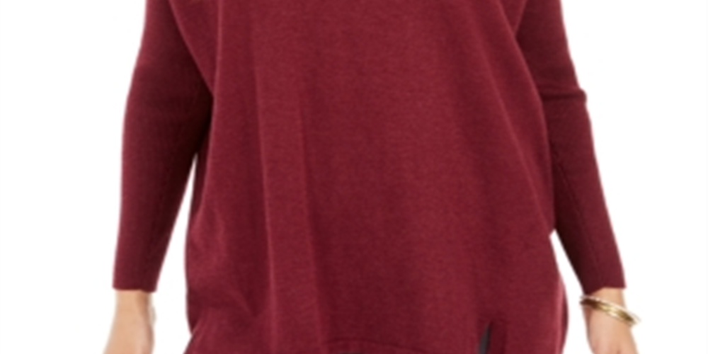 Túnica feminina com decote em V estilo vinho tamanho pequeno M