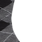 Meias Cole Haan Classic Argyle Crew Masculinas Pretas Tamanho Grande