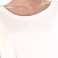Camiseta feminina casual de algodão Free People, branca, tamanho médio