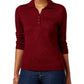 Karen Scott Suéter Feminino Tt Johnny Gola V Gola Alta Vermelho Tamanho Pequeno X-Grande