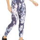 Calça legging feminina Calvin Klein cintura alta para ginástica, azul, tamanho médio