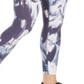 Calça legging feminina Calvin Klein cintura alta para ginástica, azul, tamanho médio