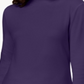 Blusa de gola alta feminina Karen Scott de algodão, roxa, tamanho médio