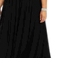 Vestido de festa feminino Betsy &amp; Adam com corpete embelezado, preto, tamanho pequeno e pequeno