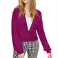Cardigan feminino com manga bufante canelada INC International Concepts, rosa cranberry, tamanho pequeno GG