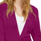 Cardigan feminino com manga bufante canelada INC International Concepts, rosa cranberry, tamanho pequeno GG