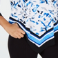 Blusa feminina Alfani azul cobalto tamanho pequeno grande