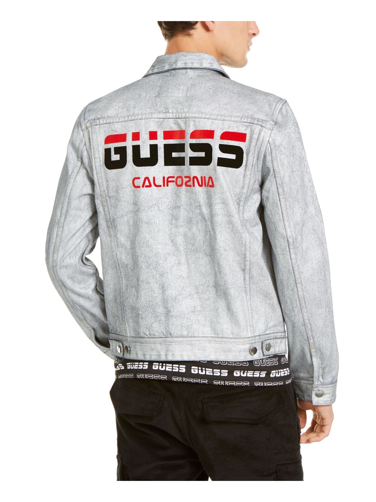 Jaqueta Guss Masculina Cinza Tamanho Médio
