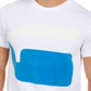 Camiseta masculina com estampa gráfica e logotipo G-Star Raw, branca, tamanho G