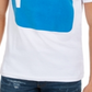 Camiseta masculina com estampa gráfica e logotipo G-Star Raw, branca, tamanho G