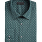 Camisa social masculina estampada Alfani, verde, tamanho P