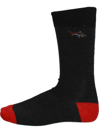 Greg Norman Men's 2 Pack Crew Dress Socks Black Size 8-12