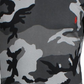 Camisa de pijama térmica Ralph Lauren masculina camuflada em malha waffle, cinza, tamanho médio