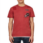 Camiseta masculina G-Star Raw com bolso aplicado, vermelha, tamanho 2XL