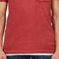 Camiseta masculina G-Star Raw com bolso aplicado, vermelha, tamanho 2XL