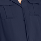 Blusa feminina plus size com bolso frontal e amarração, tamanho OX, da INC International Concepts