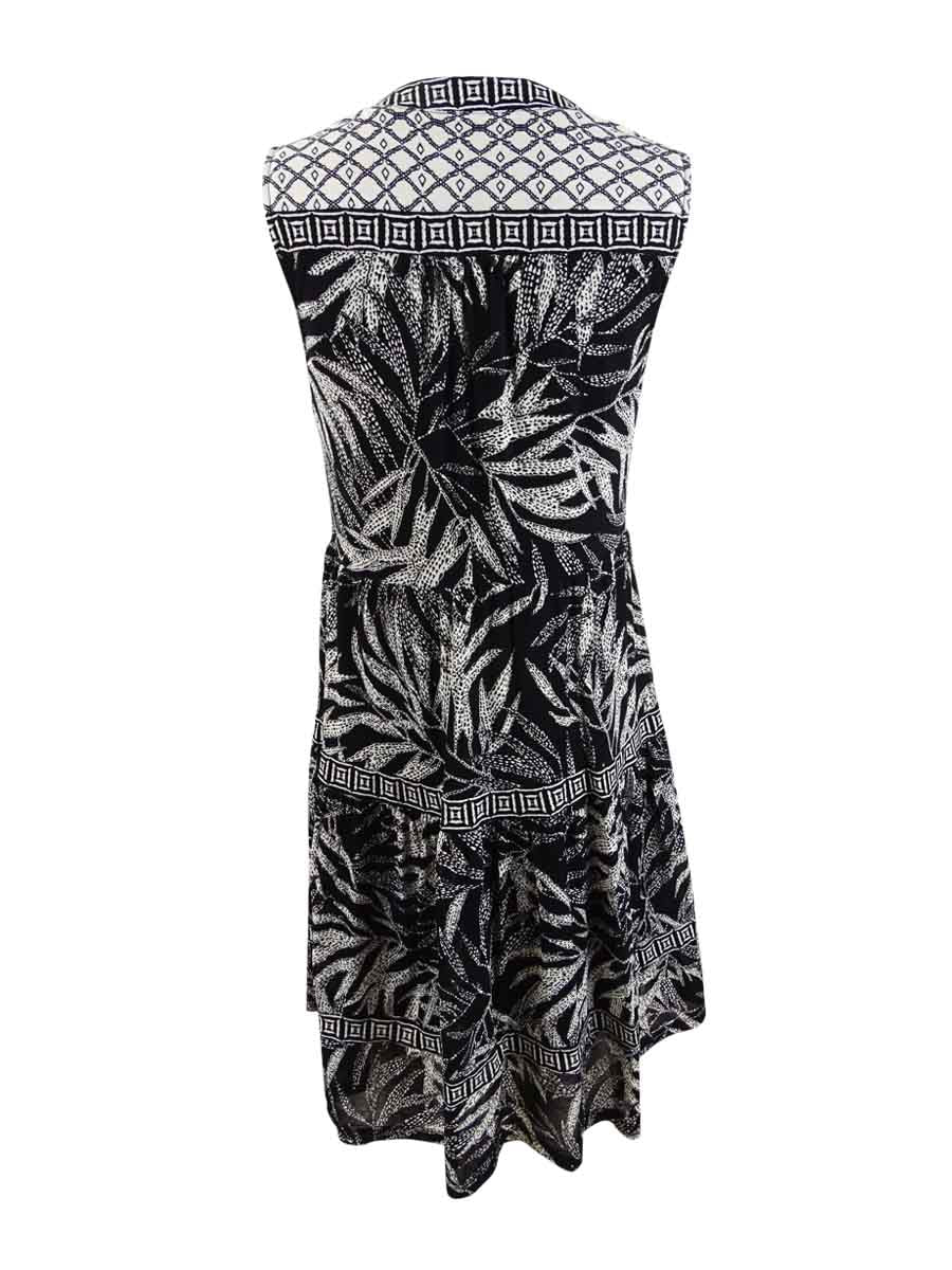 Vestido feminino estampado estilo camponês preto tamanho pequeno pequeno