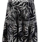 Vestido feminino estampado estilo camponês preto tamanho pequeno pequeno