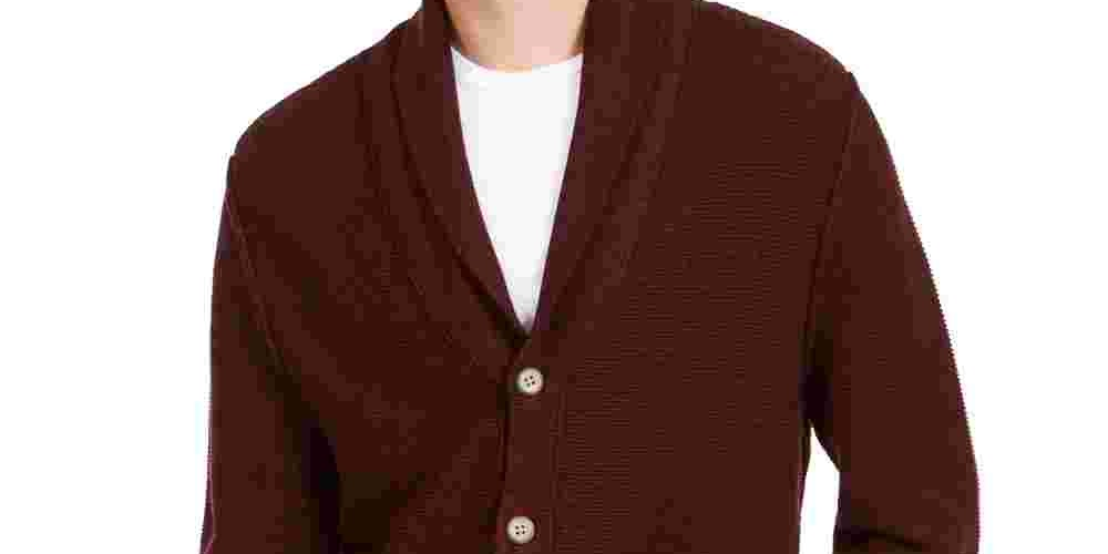 Cardigan Links Masculino American Rag Vermelho