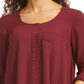 Blusa Swing Feminina Style &amp; Co Vinho Tamanho Pequeno XL