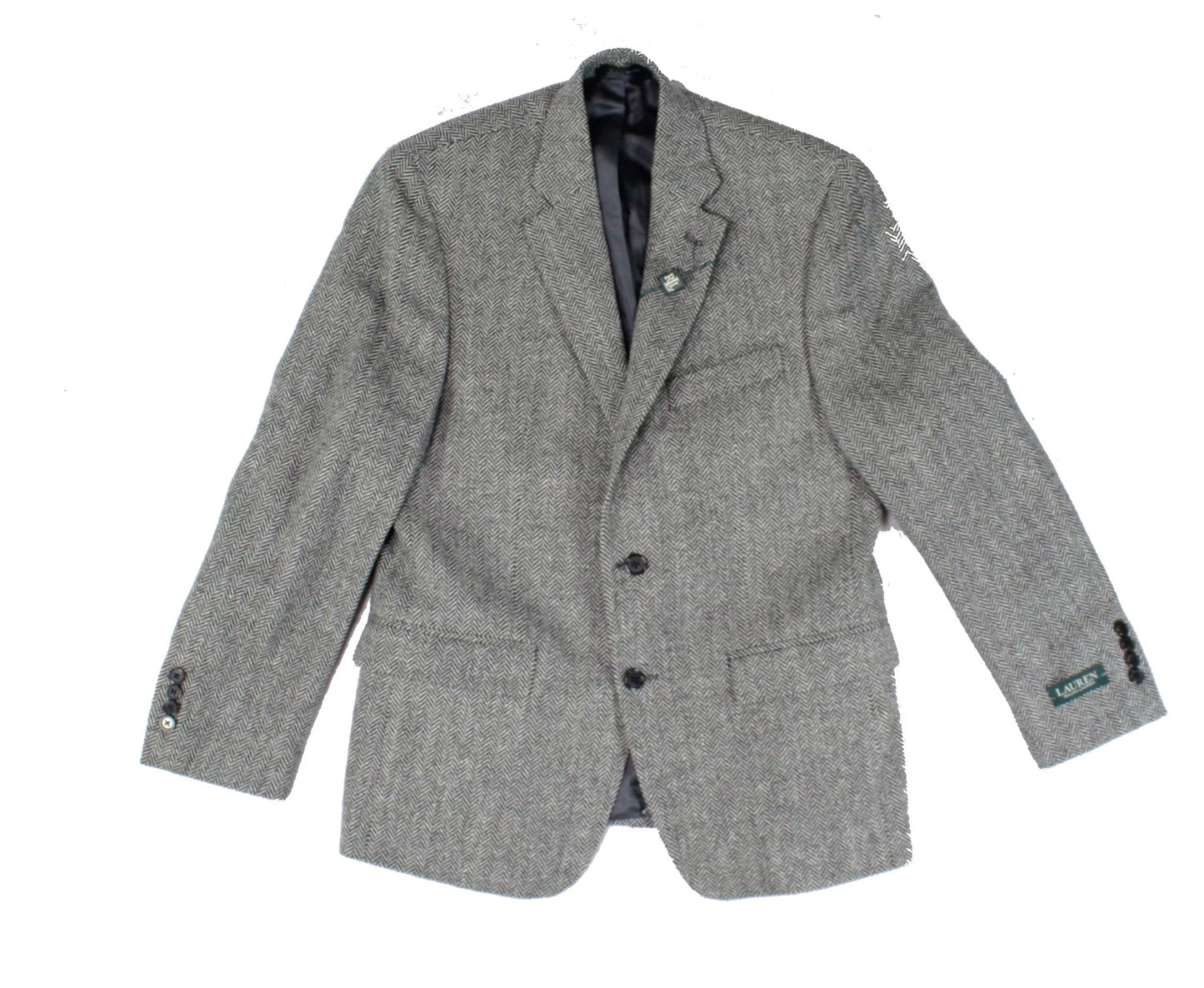 Jaqueta Ralph Lauren Masculina Gola Notch Lã Preta Tamanho 44 P