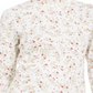 Karen Scott Blusa Feminina Estampada Wheat Fields Gola Simulada Branca Tamanho Pequeno P