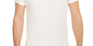 Camiseta masculina Alfani Terry com zíper de um quarto, bege, tamanho GG