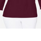 Blusa feminina Karen Scott de algodão com estampa em camadas, tamanho Merlot, pequena, P/M