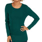 Suéter feminino estilo &amp; co com pontos mistos, verde, tamanho extrapequeno