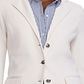 Ralph Lauren Blazer de malha slim fit feminino, tamanho GG, marfim