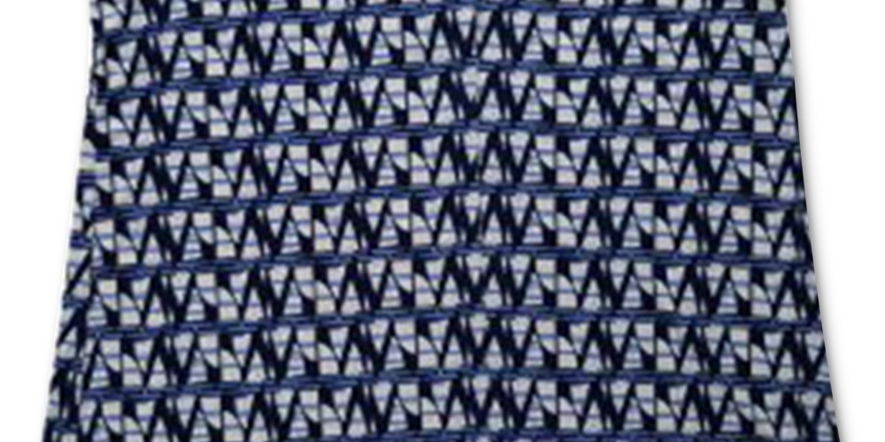 Top feminino estampado com decote em V, azul, tamanho médio
