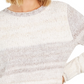 Suéter tingido espacial de chenille feminino Style &amp; Co, branco, tamanho X-S