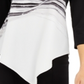 Blusa Alfani Feminina Assimétrica Stretch Preta Tamanho P