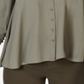 Blusa feminina estilo swing verde oliva tamanho pequeno M